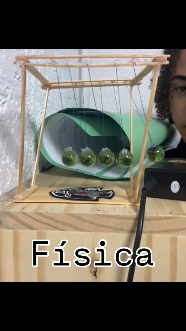 Brinquedo que demonstra a Lei de Newton!
Física na prática! @rodolfo_jovem